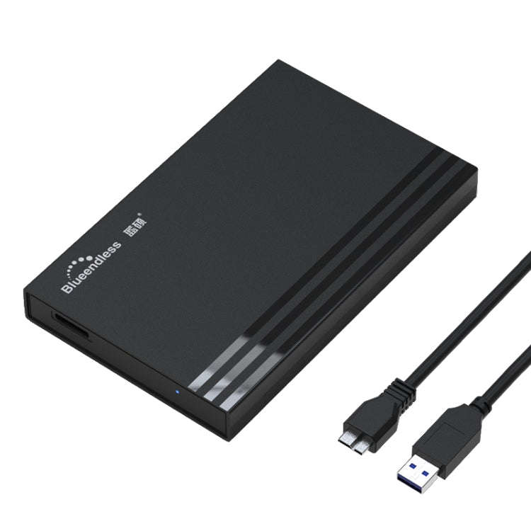 Blueendless MR23S 2.5-inch SATA Mobile Hard Disk Enclosure Tool-free Laptop External SSD, Spec: U...
