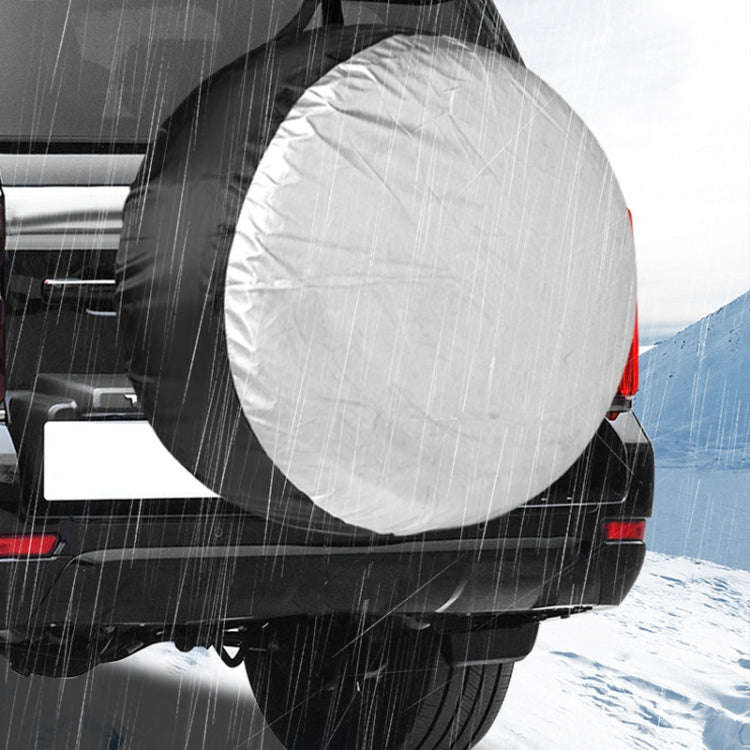 4pcs 65x37cm 210D Oxford Cloth Car Waterproof Dirt-resistant Tire Protective Cover