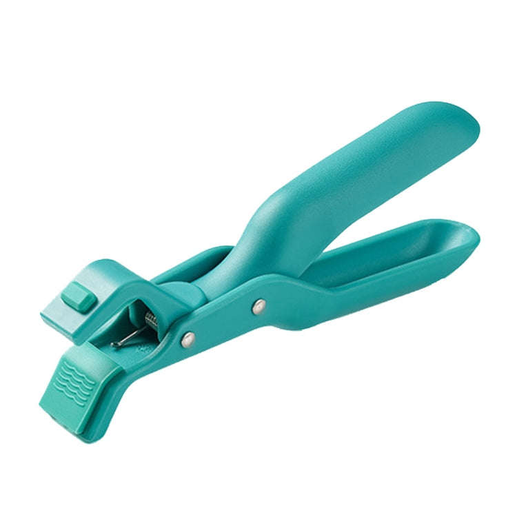 Household Anti-Scald Dish Clip Kitchen Non-Slip Insulated Plate Holder(Green)