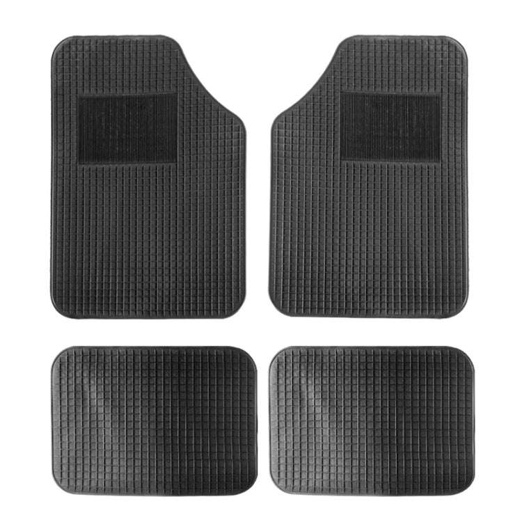 4pcs/Set Car PVC Anti-slip Waterproof Durable Floor Mats(Square)