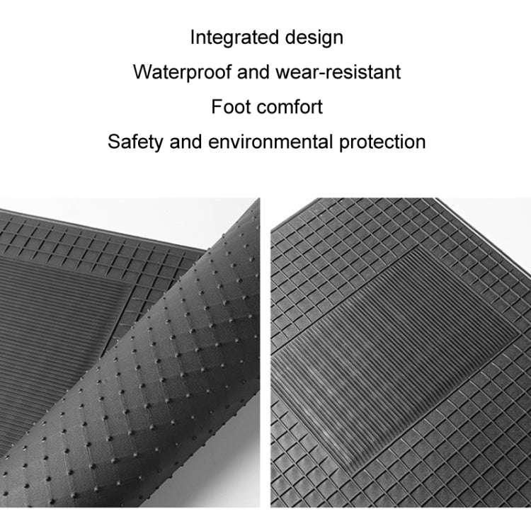 4pcs/Set Car PVC Anti-slip Waterproof Durable Floor Mats(Stripes)