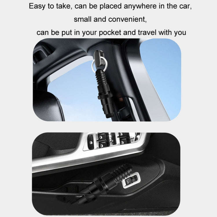 2 In 1 Mini Car Safety Hammer Seat Belt Cutter(Random Color Delivery)