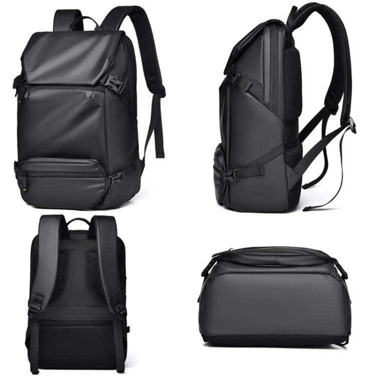 WEPOWER Men Double Shoulder Bag Large-capacity Computer Bag Traveling Backpack(Black)