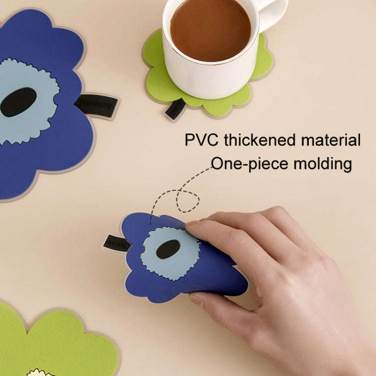 2pcs / Set Household Leaf Heat Insulation Mat Kitchen High Temperature Resistant Baking Placemats...