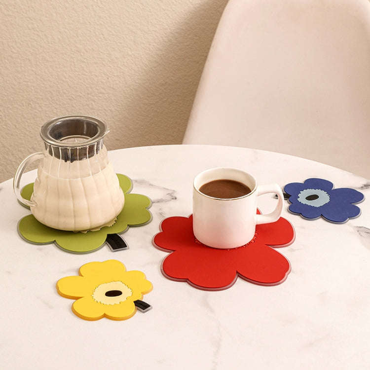 2pcs / Set Household Leaf Heat Insulation Mat Kitchen High Temperature Resistant Baking Placemats...