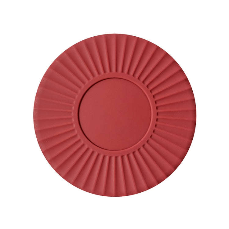 Household Silicone Heat Insulation Mat Kitchen High Temperature Resistant Baking Placemats(Red)