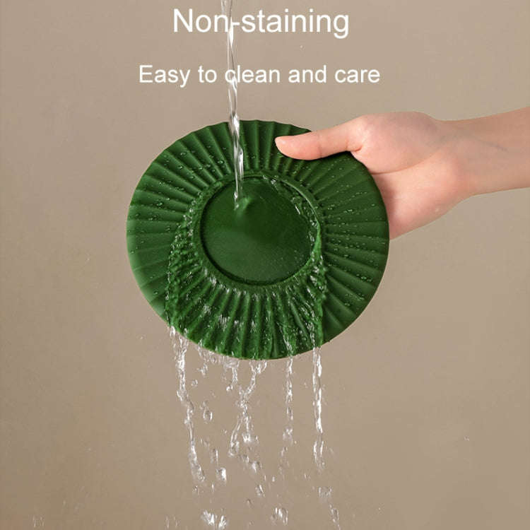 Household Silicone Heat Insulation Mat Kitchen High Temperature Resistant Baking Placemats(Green)