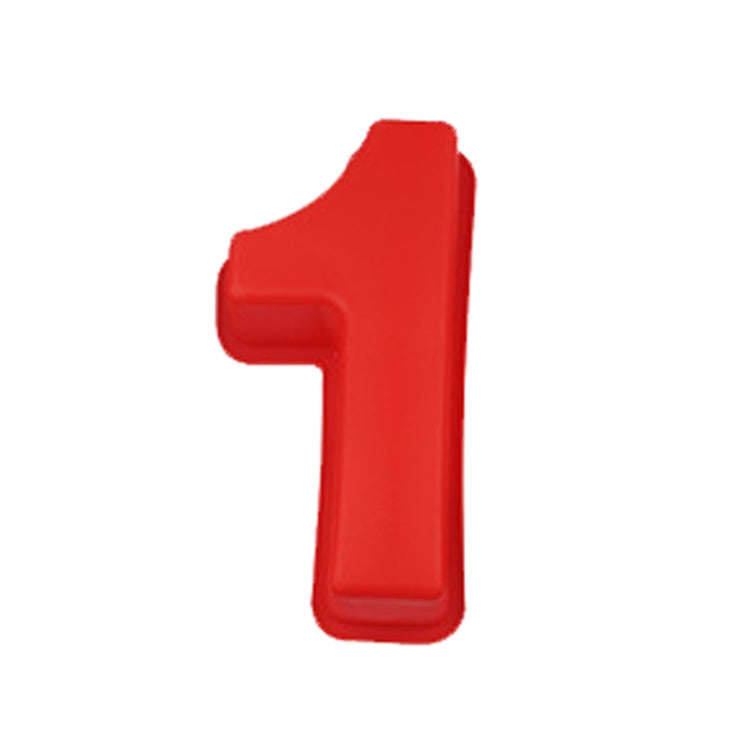 Digital Silicone Cake Baking Mold DIY Making Cookie Mould, Specification: Number 1