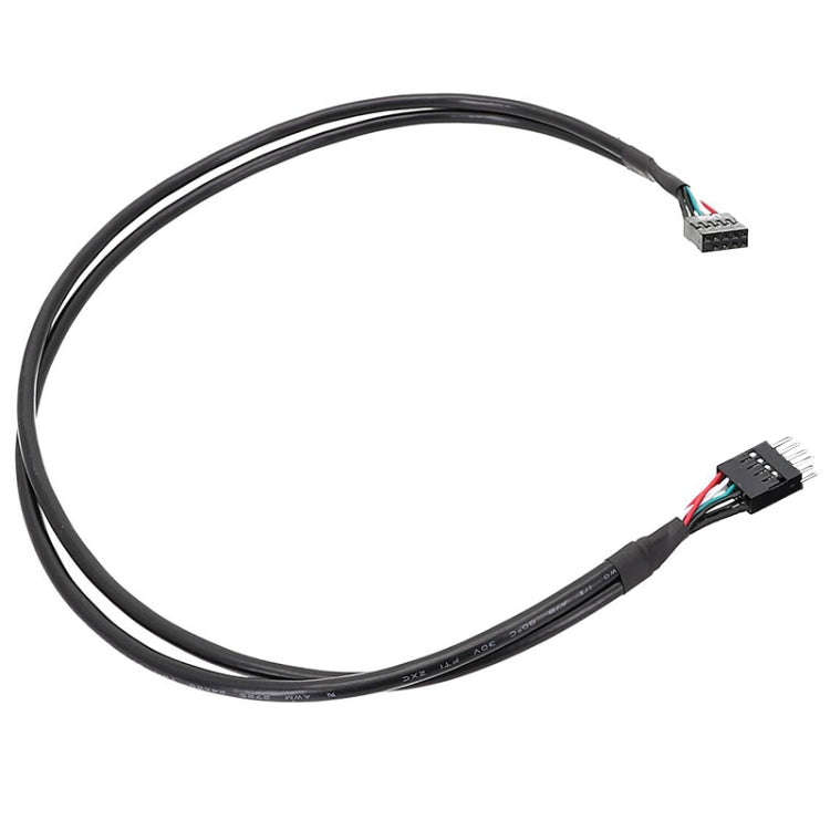 30cm Motherboard 9Pin USB2.0 Extension Cable 26AWG Double Shielded Cord