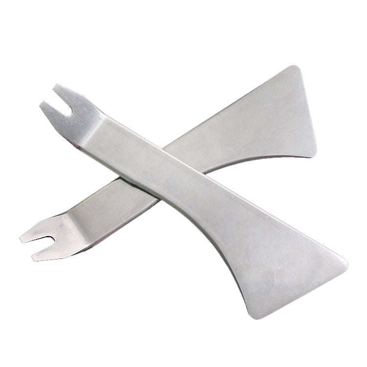 Stainless Steel Car Interior Pry Board Speaker and Door Disassembly Screwdriver Tool(Dual-use)
