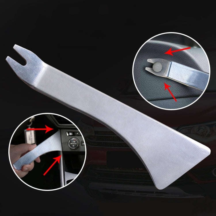 Stainless Steel Car Interior Pry Board Speaker and Door Disassembly Screwdriver Tool(Dual-use)