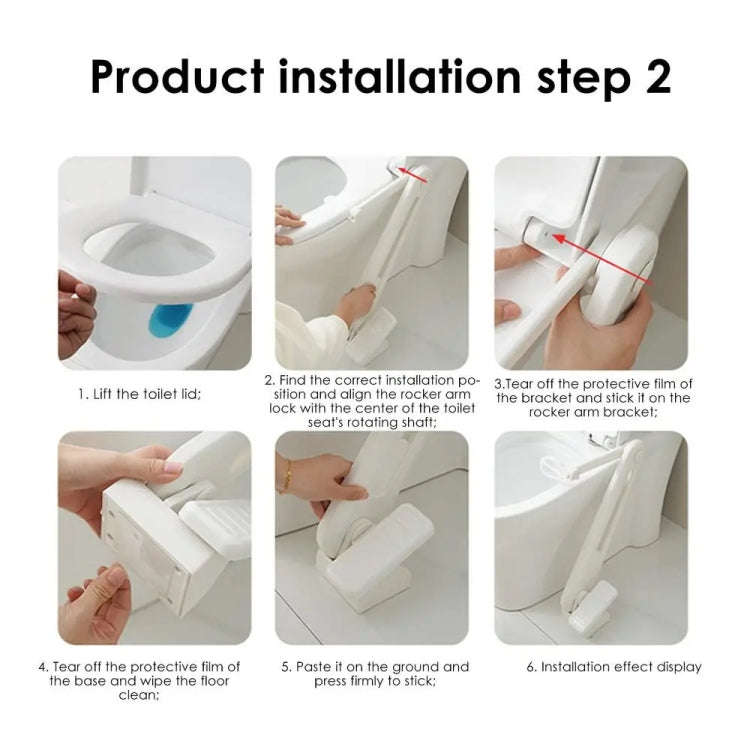 Foot Pedal Toilet Lid Lifter Touch Free Anti-dirty Toilet Seat Lifter Fits Most Toilets