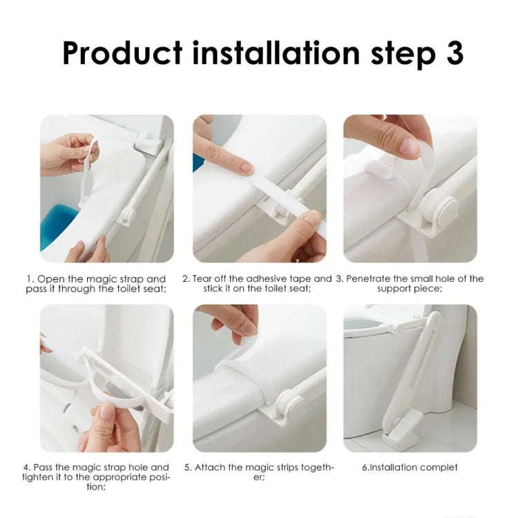 Foot Pedal Toilet Lid Lifter Touch Free Anti-dirty Toilet Seat Lifter Fits Most Toilets