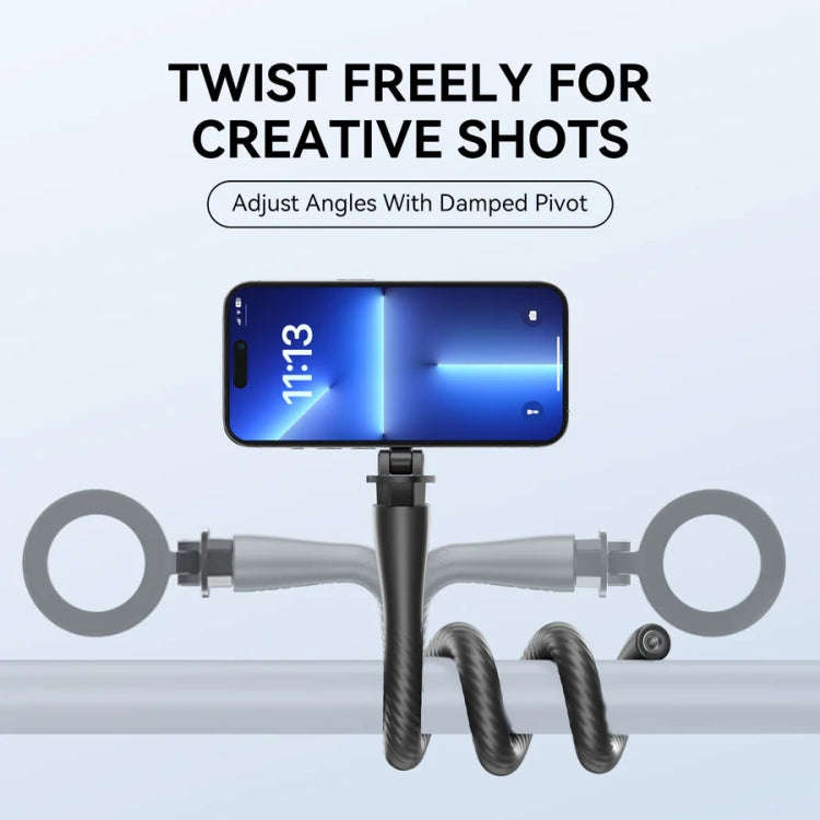 TELESIN P3-FM-01 Flexible Magnetic Fast Disassembly Magsafe Mobile Phone Bracket Sports Camera En...