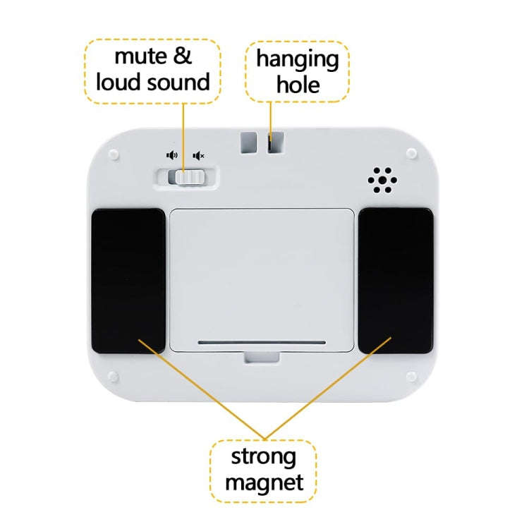 YS LED Rotating Timer IlSent Kitchen Time Manager(White)