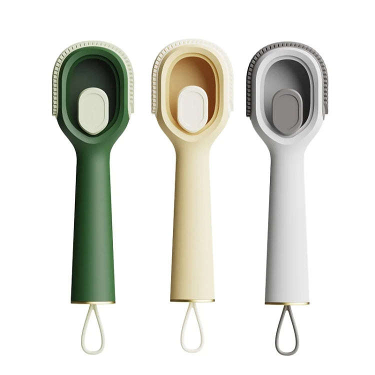 Multifunctional Liquid-filled Shoe Brush Household Cleaning Soft-bristled Laundry Brush(Milk Yellow)