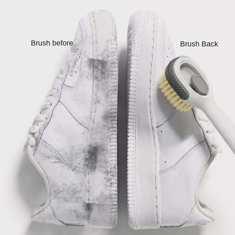 Multifunctional Liquid-filled Shoe Brush Household Cleaning Soft-bristled Laundry Brush(Milk Yellow)
