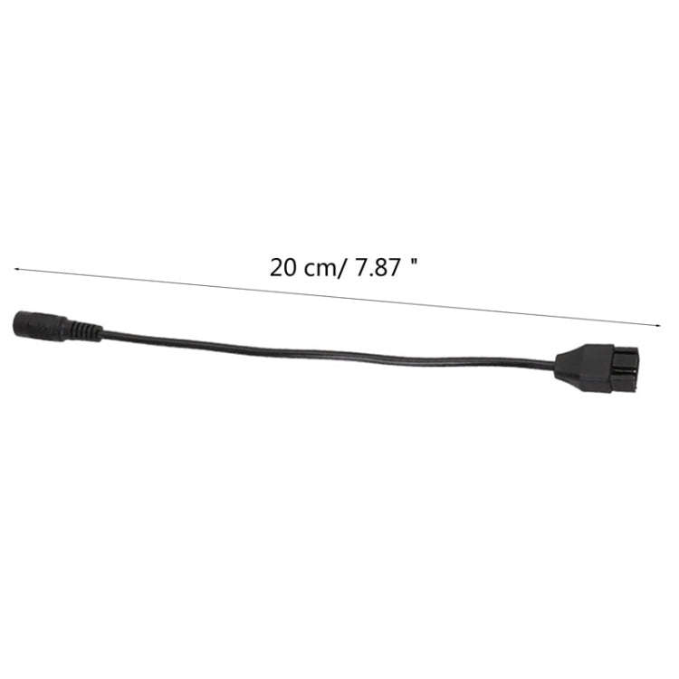 20cm DC5521 Power Adapter To 12V Computer Case 4Pin Fan Cable
