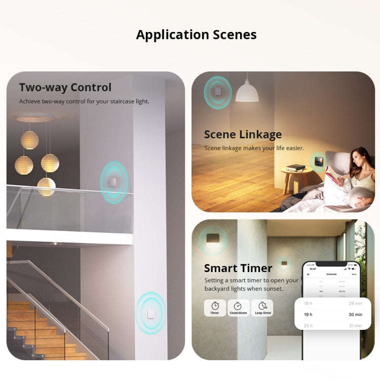 SONOFF ZBMINI L2 Single Fire Dual Control Intelligent On/Off Switch Module Cell Phone Remote Voic...