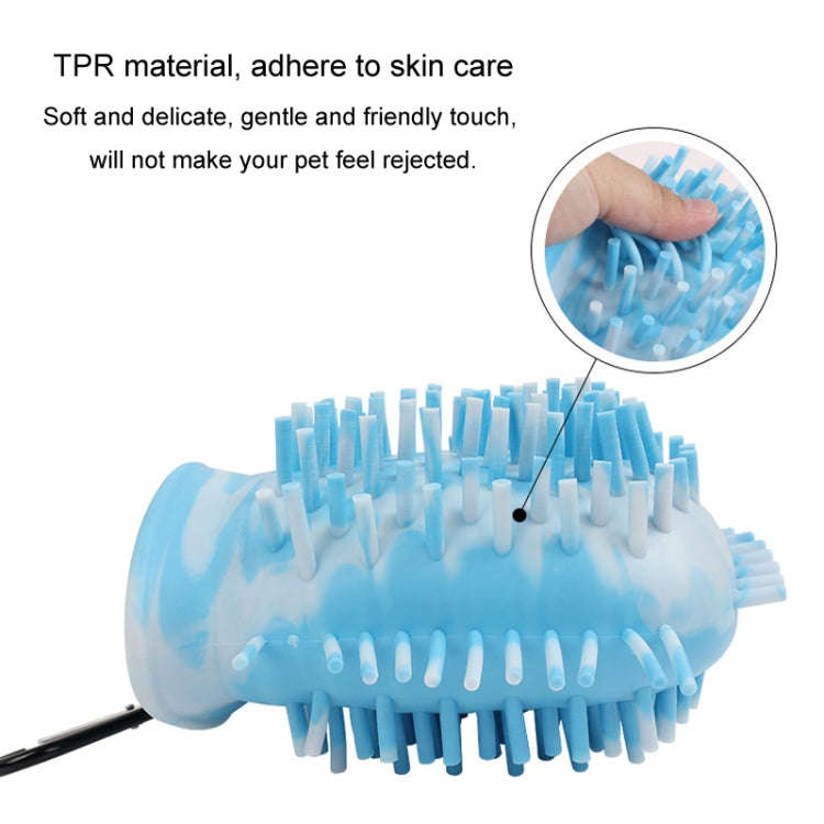 Histotree Pet Foot Washing Cup Multifunctional Dog Paw Cleaning Brush, Color: Large (Blue)
