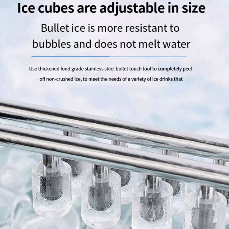 Small Multifunctional Remote Control Ice Maker(US Plug)