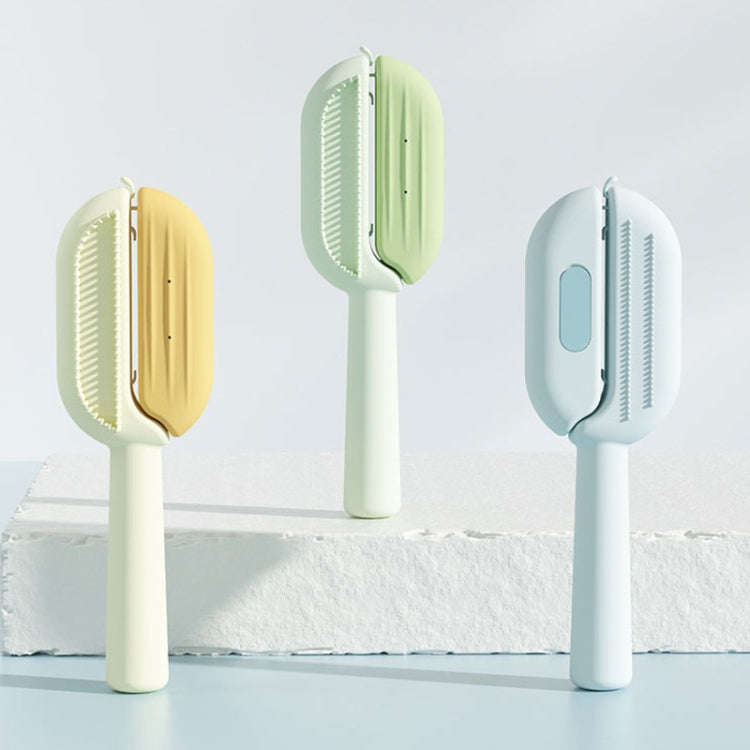 Pet Massage Combs With Water Tank Cleaning Comb Hair Care And Grooming Brush(Blue)