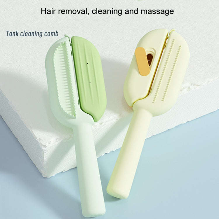 Pet Massage Combs With Water Tank Cleaning Comb Hair Care And Grooming Brush(Blue)