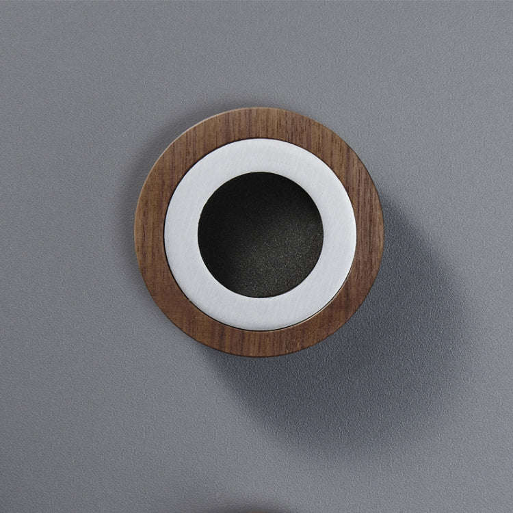 For Dyson Nozzle  Walnut Wall-mounted Storage Rack Wooden Shelf