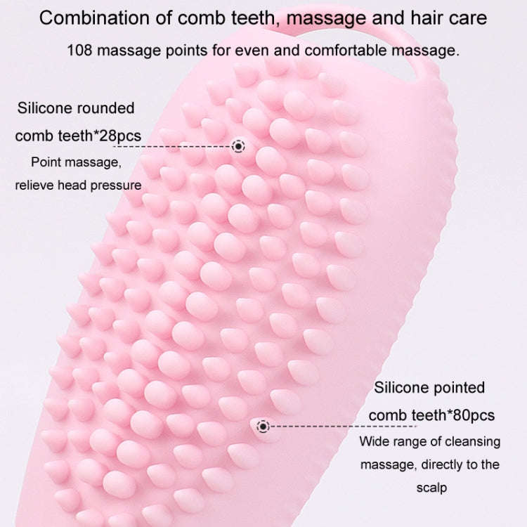 100ml 2 In1 Travel Dispenser Bottle Silicone Portable Massage Brush Shampoo Lotion Divider Bottle...