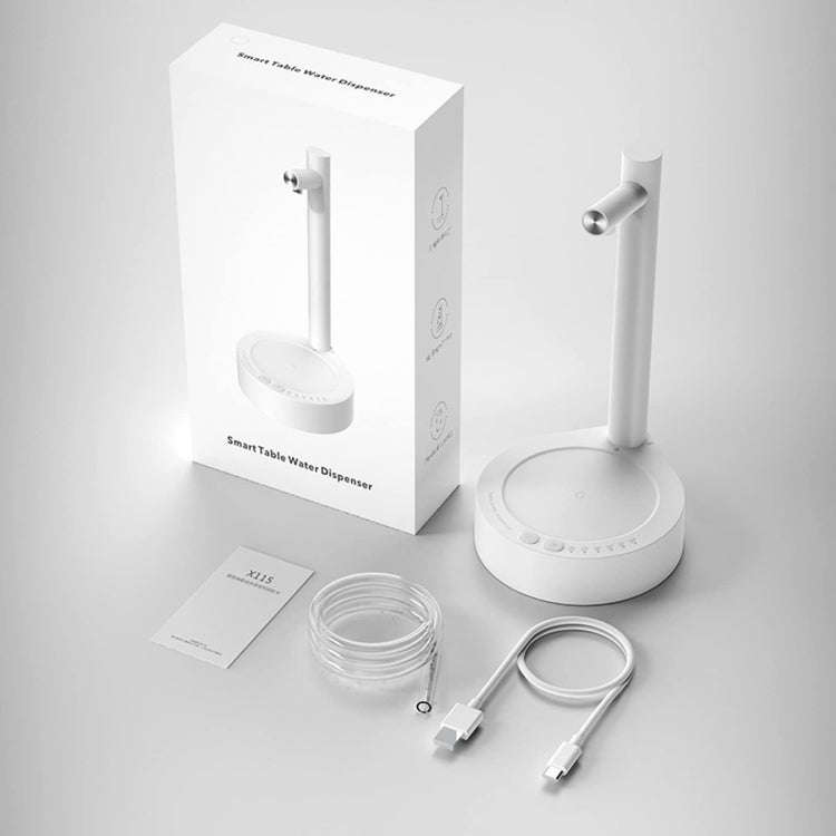 Intelligent Drinking Water Pump Desktop Water Bottle Dispenser 7 Levels Of Dispensing(White)