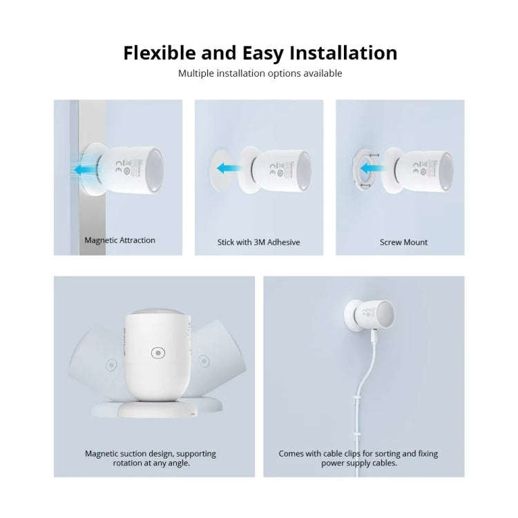 SONOFF SNZB 06P ZigBee Human Sensor 5.8GHz Switch Anti-Theft Safety Detector