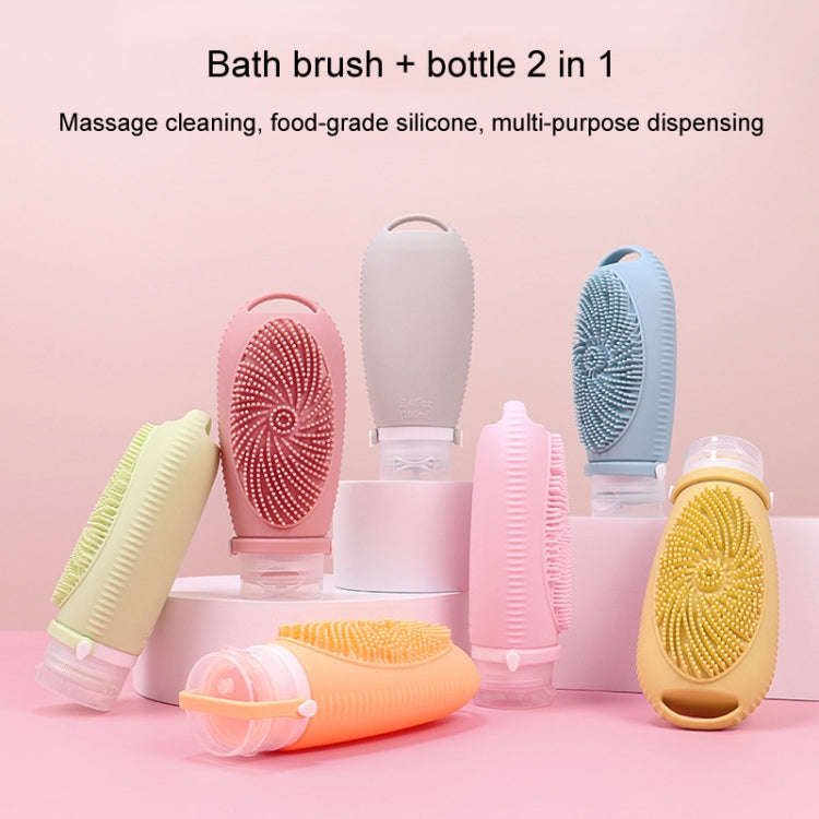 100ml Shower Bath Brush Dispenser Bottle Travel Portable Shampoo Cosmetic Lotion Dispenser Bottle...