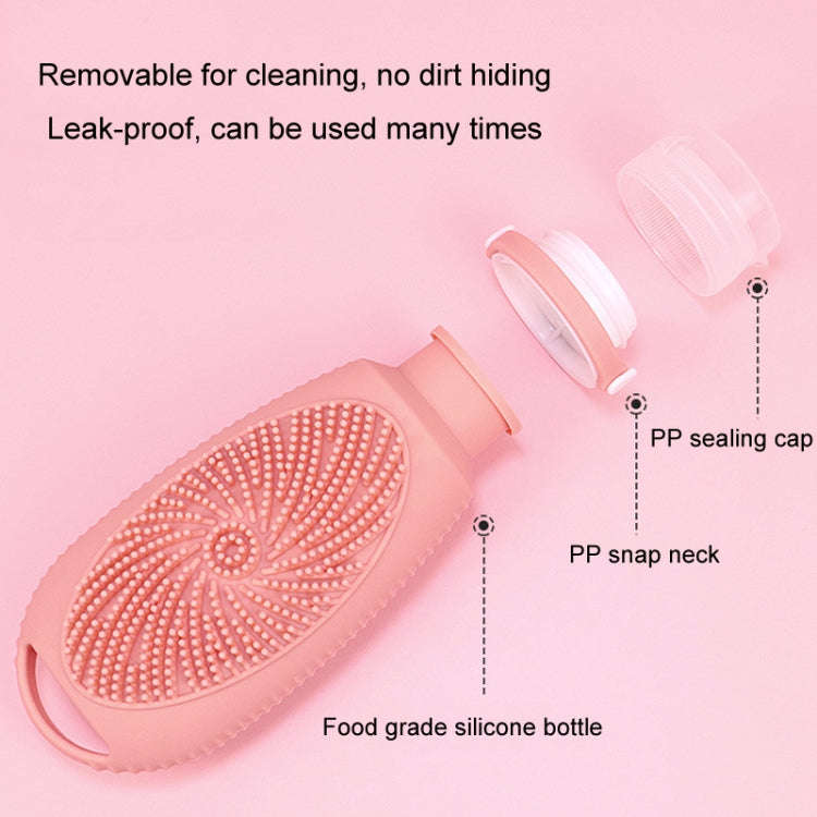 100ml Shower Bath Brush Dispenser Bottle Travel Portable Shampoo Cosmetic Lotion Dispenser Bottle...