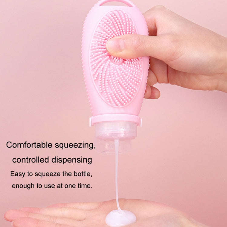 100ml Shower Bath Brush Dispenser Bottle Travel Portable Shampoo Cosmetic Lotion Dispenser Bottle...