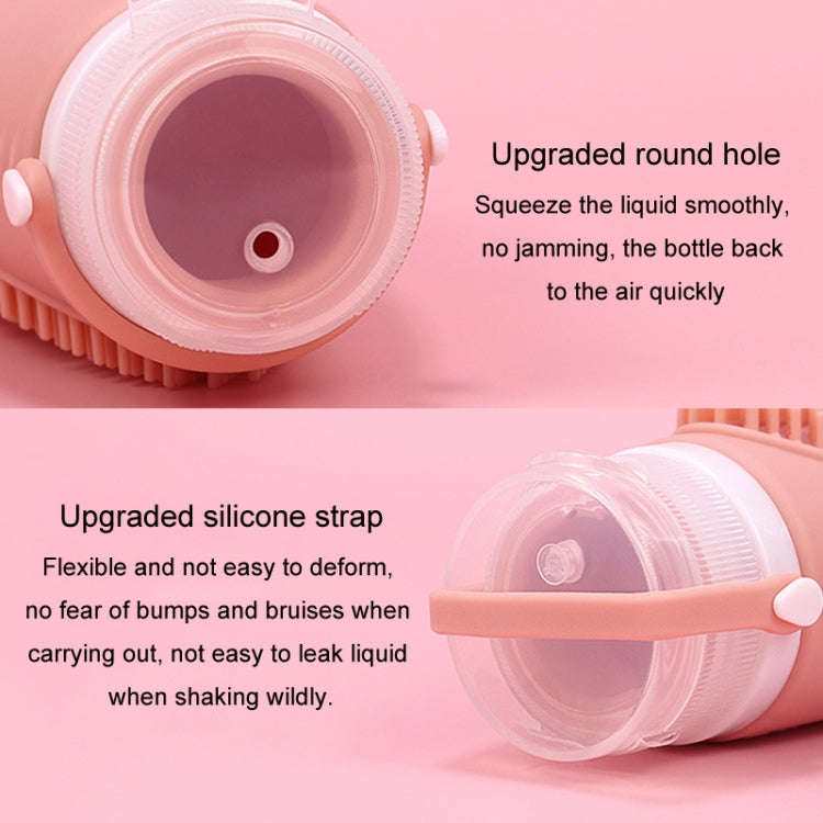 100ml Shower Bath Brush Dispenser Bottle Travel Portable Shampoo Cosmetic Lotion Dispenser Bottle...