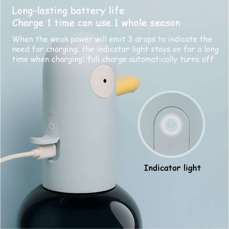 Cute Duck Automatic Foam Soap Dispenser Rechargeable Touchless Hand Washing Machine For Bathroom ...