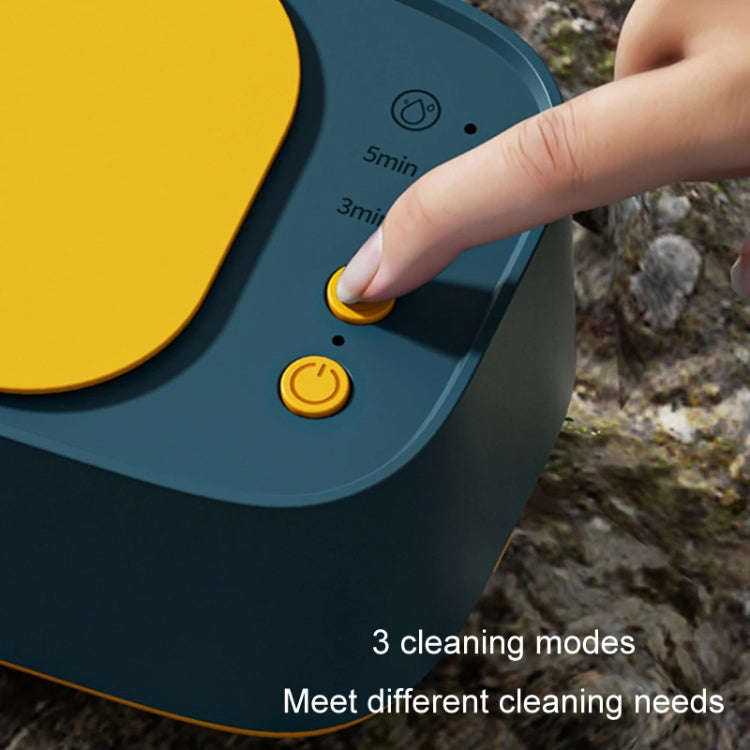 Electrical Ultrasonic Cleaner 3-speed Timing Jewelry Watches Braces Eyeglasses Cleaning Device(Gr...