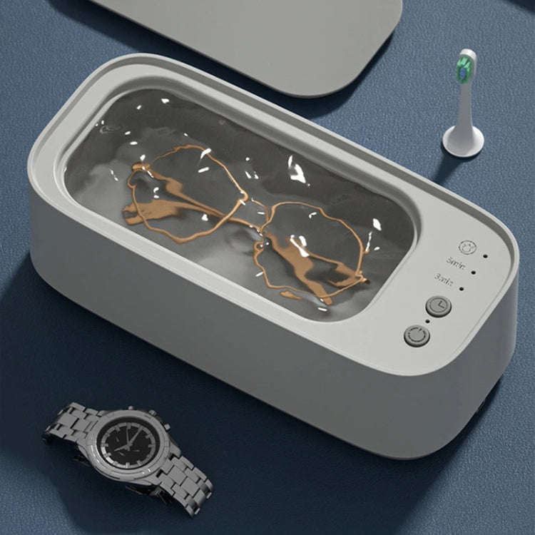 Electrical Ultrasonic Cleaner 3-speed Timing Jewelry Watches Braces Eyeglasses Cleaning Device(Pink)