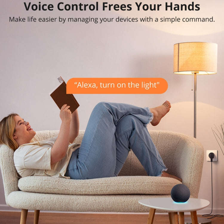 SONOFF S60TPG UK Plug Smart WiFi Socket Electricity Time Switching Voice Control