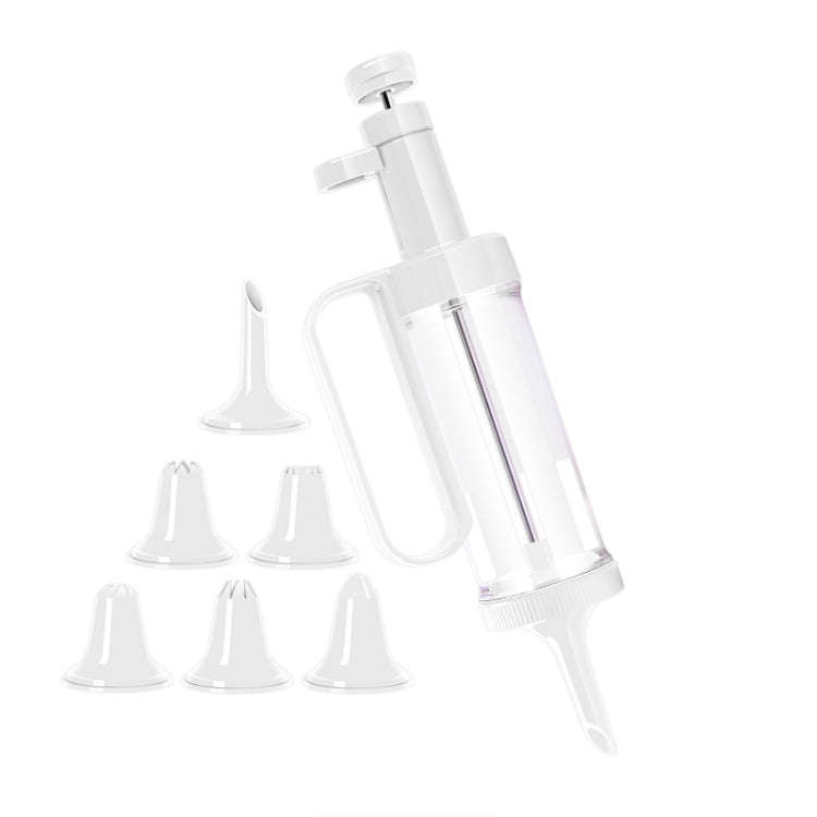 Cookie Biscuit Mold Decorator Set Baking Decoration Nozzle Tools(White)