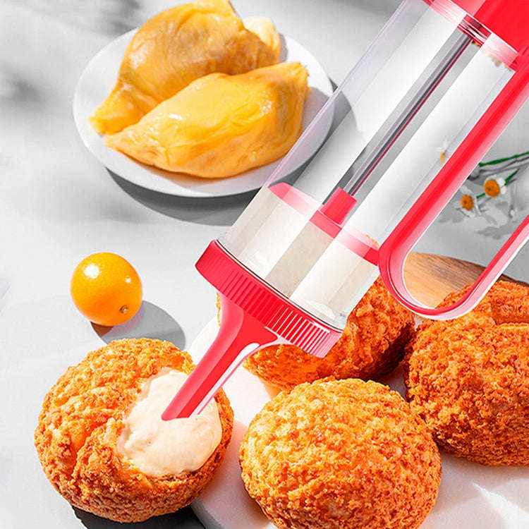 Cookie Biscuit Mold Decorator Set Baking Decoration Nozzle Tools(Red)