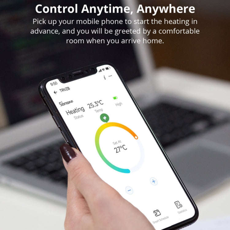 SONOFF TRVZB Zigbee Temperature Control Valve Intelligent Heating Anti-freezing APP Remote Control