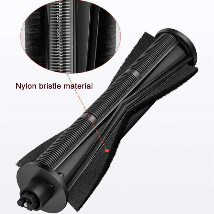 For Dreame X30 / S10PU Vacuum Cleaner Anti-Tangle Roller Brush 1st Generation Black