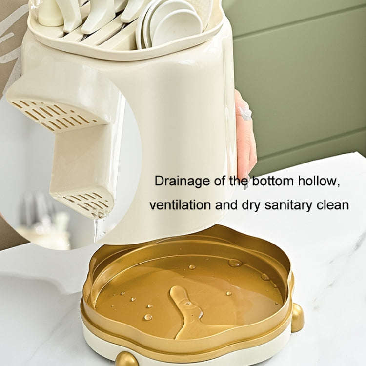 Kitchen Rotating Knife Rack Multi-functional Cutlery Shelf Home All-in-One Chopsticks Storage Rac...