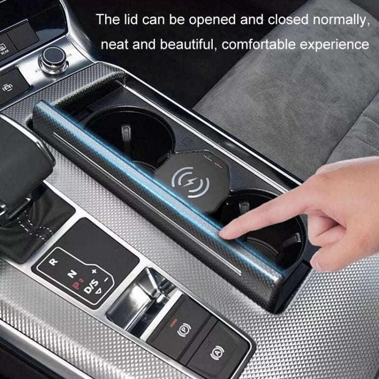 For Audi A6L 15W Car Cigarette Lighter Magnetic Wireless Charger, For Left And Right Driving