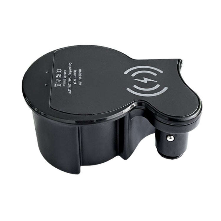 For Audi A8 Car Cigarette Lighter Mobile Phone Wireless Charger, For Left And Right Driving(For 2...