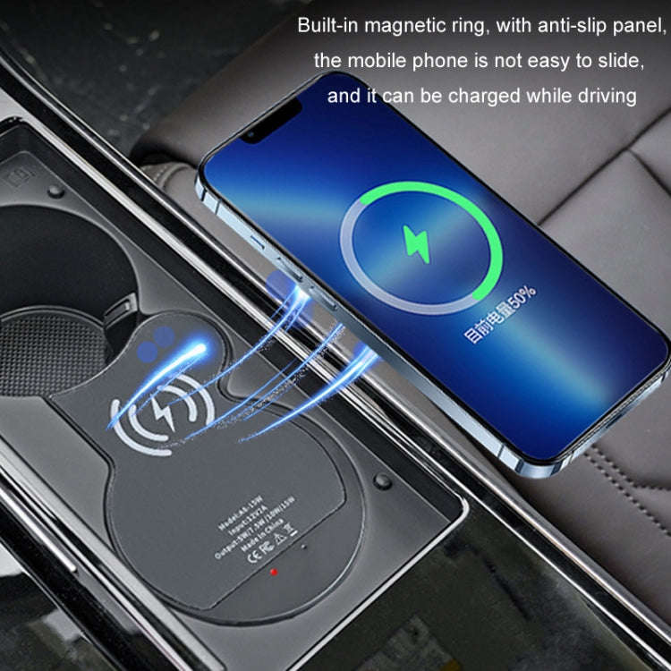 For Audi A8 Car Cigarette Lighter Mobile Phone Wireless Charger, For Left And Right Driving(For 2...