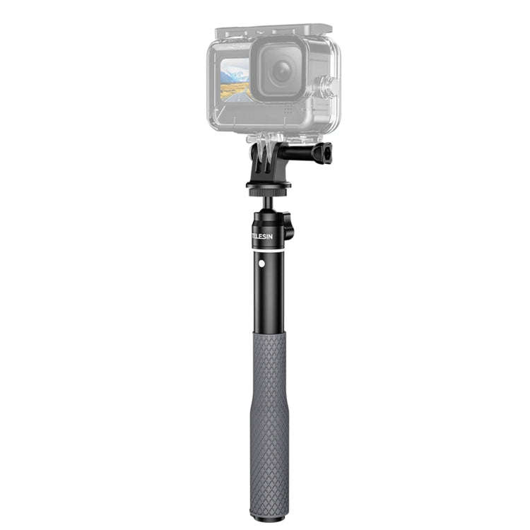 TELESIN WSS-001 65.4cm Aluminum Alloy Waterproof Ball Head Selfie Stick Diving Shooting Sports Ca...