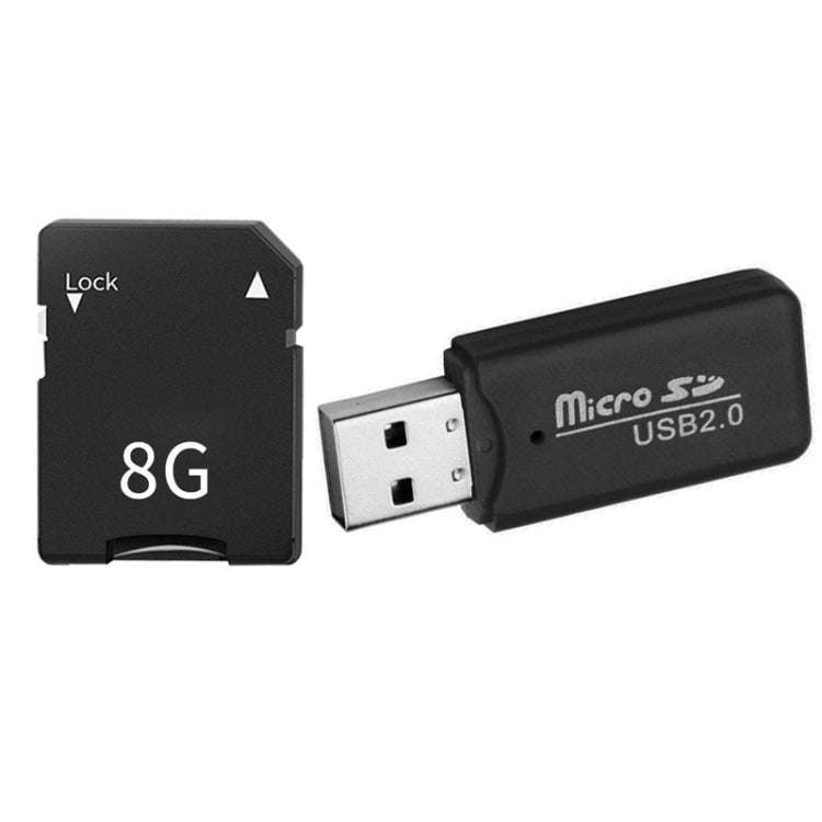 CCD Digital Camera Memory Card + Card Reader(8G)