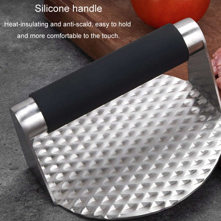304 Stainless Steel Round Meat Patty Press Tool Kitchen Supplies Burger Presser
